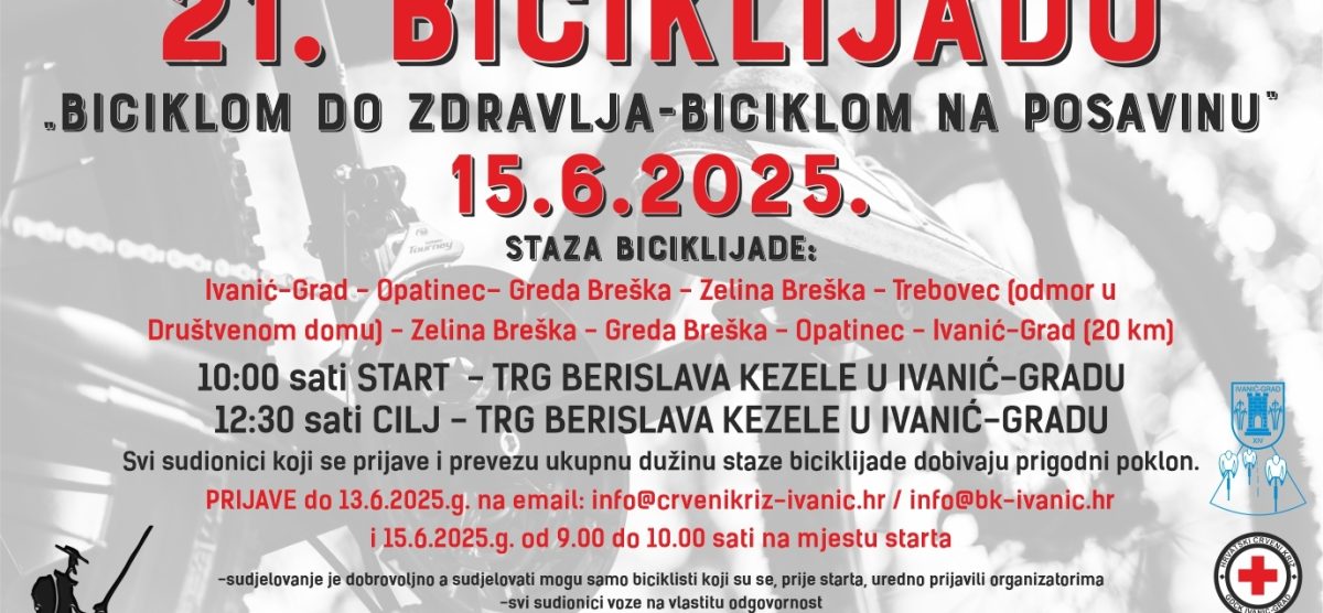 BICIKLOM DO ZDRAVLJA-BICIKLOM NA POSAVINU