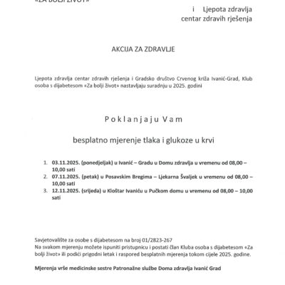 AKCIJA ZA ZDRAVLJE