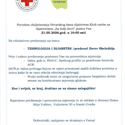 Pozivamo vas na edukativno predavanje