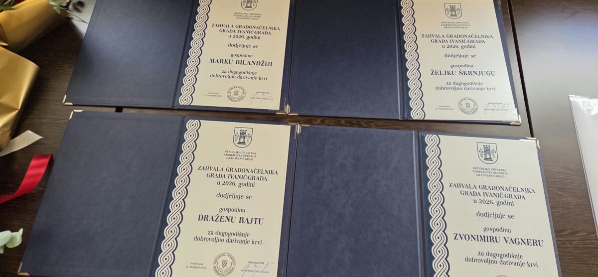 ❤️🩸 PRIZNANJA NAŠIM DARIVATELJIMA KRVI I VOLONTERIMA 🩸❤️
